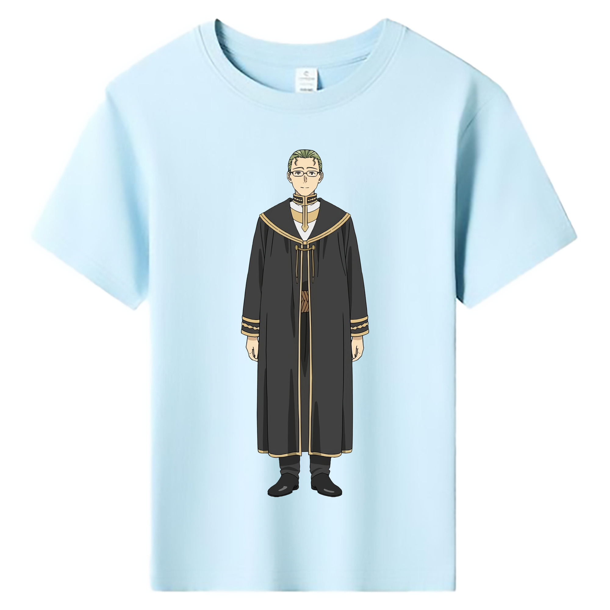 （画像用） 葬送のフリーレン Frieren 綿100％キッズTシャツ（フロントプリント）
